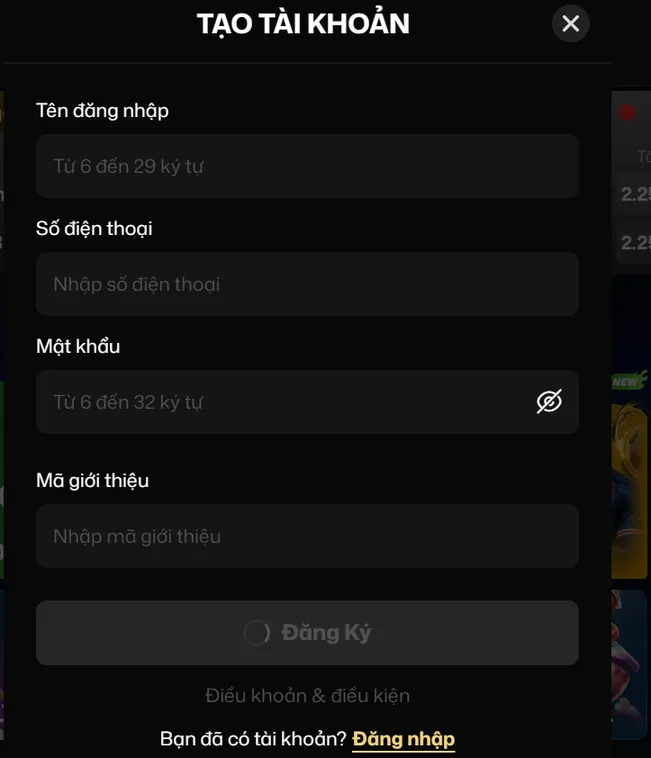 Đăng Ký VaoBet Trở Thành Hội Viên VIP Sở Hữu Ưu Đãi Độc Quyền Khủng