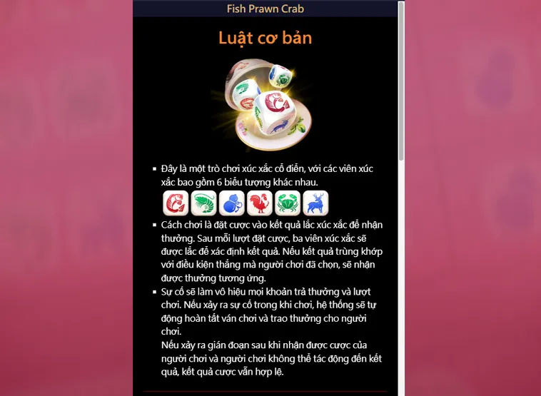 Khám Phá Fish Prawn Crab Live Tại VaoBet Trải Nghiệm Cá Cược Đẳng Cấp