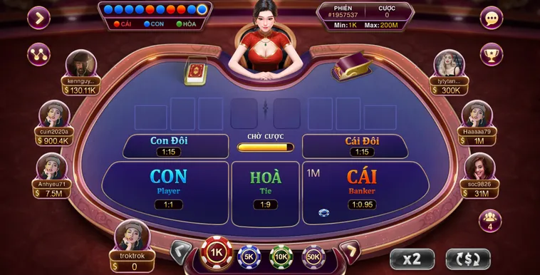 Table Game Baccarat Kim Tài Tại VaoBet Trò Chơi Bài Đẳng Cấp Với Giải Thưởng Lớn