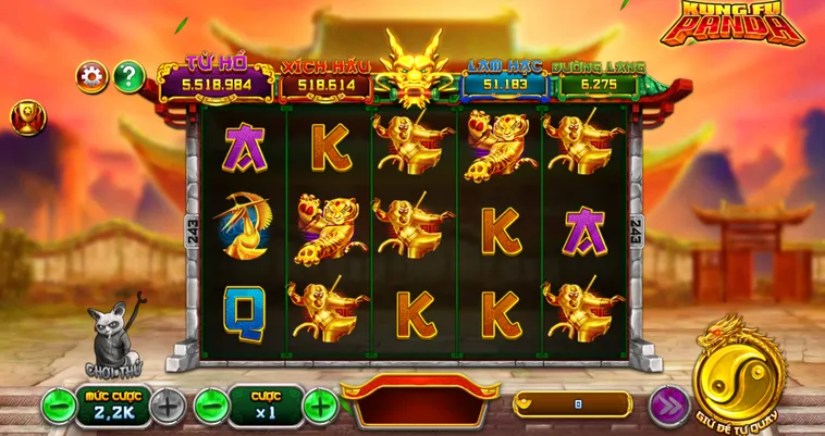 Slot Game Kungfu Panda Tại VaoBet Đẳng Cấp Săn Thưởng Cực Sôi Động