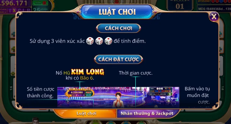Khám Phá Siêu Phẩm Table Game Sicbo Ngũ Long Tại VaoBet Uy Tín
