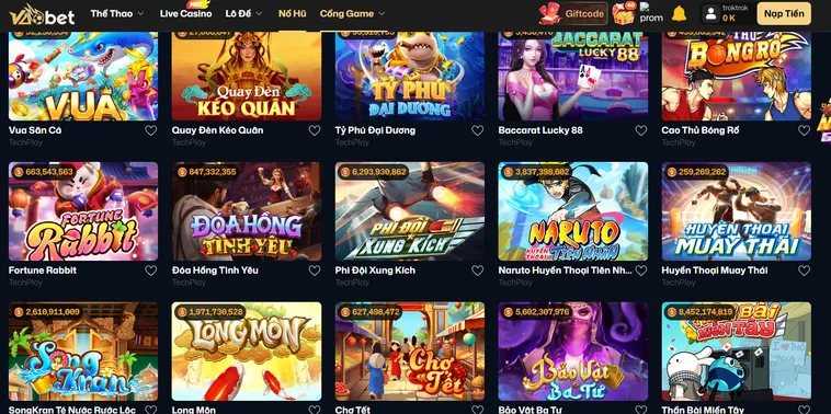 Nổ Hũ VaoBet Sân Chơi Quay Số Đỉnh Cao Với Cơ Hội Làm Giàu Nhanh Chóng
