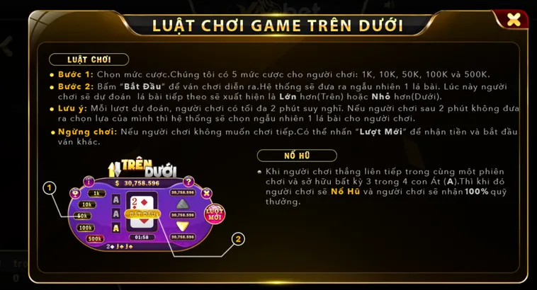 Chinh Phục Đỉnh Cao Giải Trí Cùng Game Nhanh Trên Dưới Tại VaoBet Siêu Đẳng