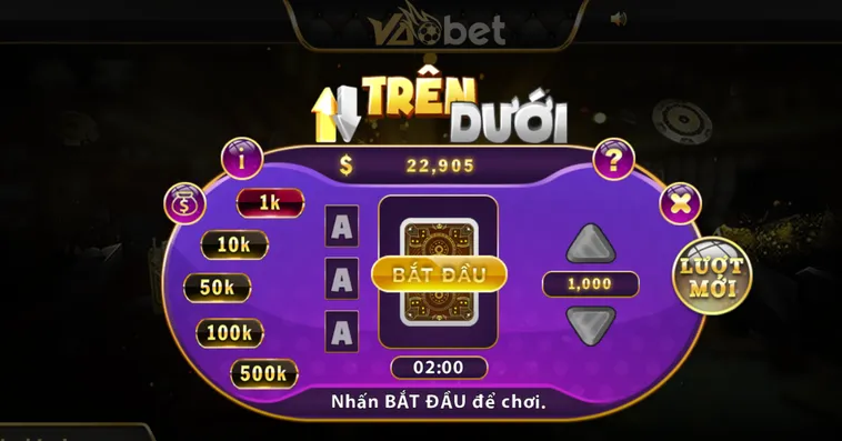 Chinh Phục Đỉnh Cao Giải Trí Cùng Game Nhanh Trên Dưới Tại VaoBet Siêu Đẳng