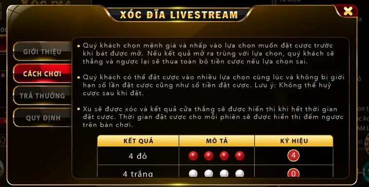 Trải Nghiệm Xóc Đĩa Live Tại VaoBet Với Những Cơ Hội Thắng Cược Cực Lớn